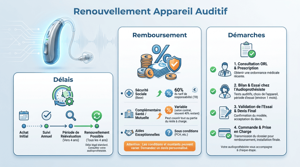 Renouvellement Appareil Auditif